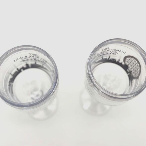 2 Tervis Disney 2017 runDisney Wine & Dine Marathon Insulated Wine Glasses-New - Picture 5 of 5